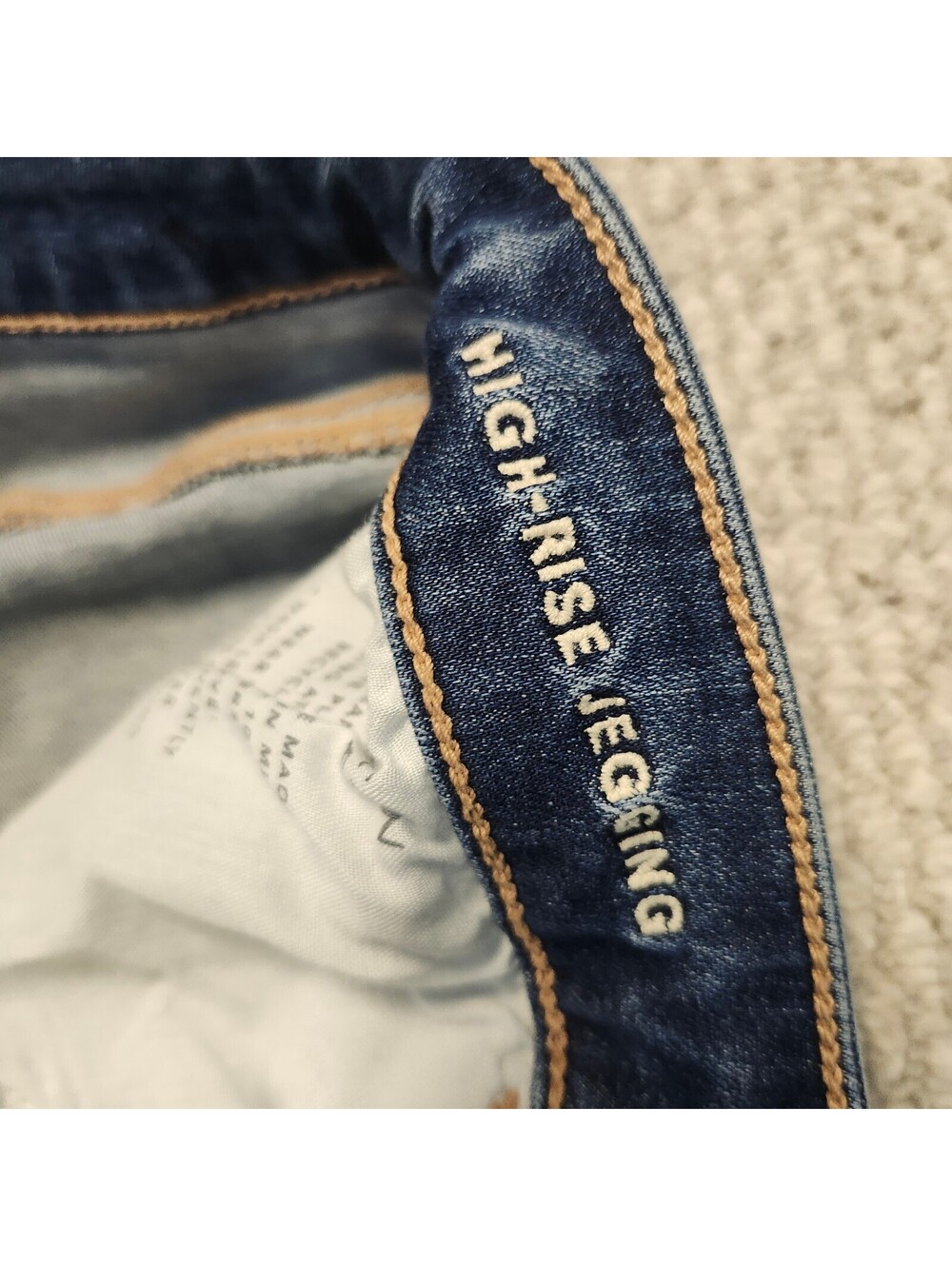 American Eagle High-Rise Jegging Jeans Blue Size 12 - Picture 2 of 11